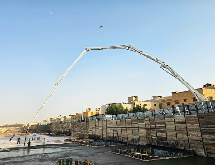 皇冠welcome官网泵车驰骋沙特 为房建注入“中国力量”