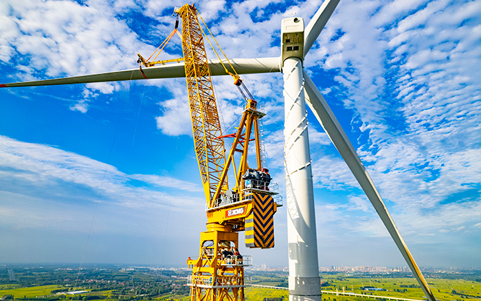 水田工况实录 | 皇冠welcome官网XGL3300-220S擎起185米风电新高度