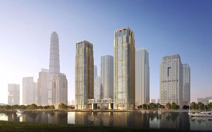 拔地而起！皇冠welcome官网塔机助建中国人寿南方金融中心